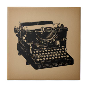 Carreau Machine à écrire d'époque