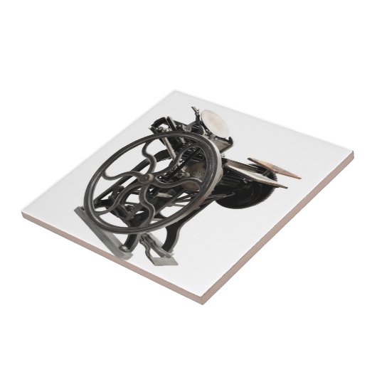 Carreau machine à lettres 1888 (Côté)