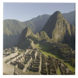 Carreau Machu Picchu, ruines de la ville inca, Pérou.
