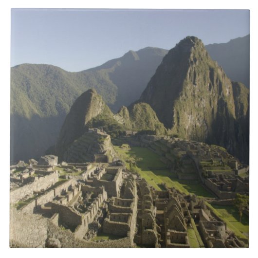 Carreau Machu Picchu, ruines de la ville inca, Pérou. (Devant)