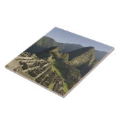 Carreau Machu Picchu, ruines de la ville inca, Pérou. (Côté)