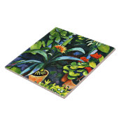 Carreau Macke - Fleurs dans le jardin (Côté)