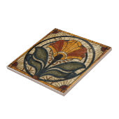 Carreau Mackintosh Art Deco Abstract Floral Wall Decor (Côté)