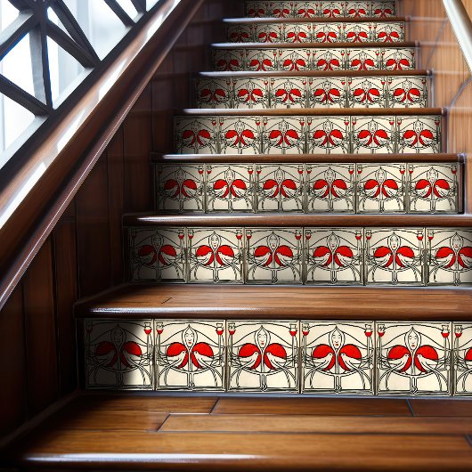 Carreau Mackintosh Lovebirds Décor Abstrait