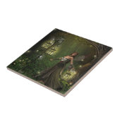 Carreau Madame de l'aimant de réfrigérateur de lanternes (Côté)