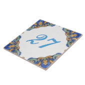 Carreau Madeline grand numéro de maison (Côté)