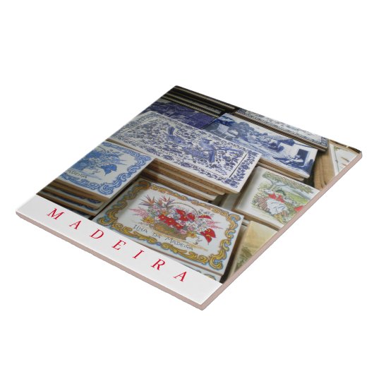 Carreau Madère souvenirs vue céramique (Côté)