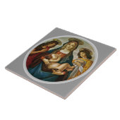 Carreau Madone à l'Enfant de Botticelli (Côté)