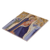 Carreau Madonna dans la gloire, c.1315 (tempera sur le (Côté)