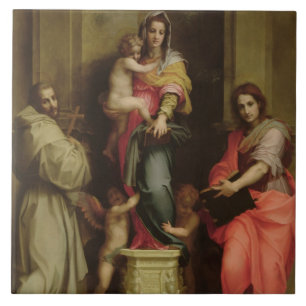 Carreau Madonna des harpies, 1517 (huile sur le panneau)