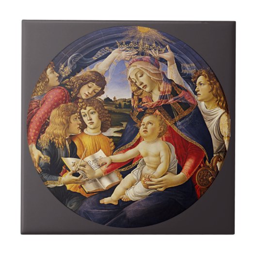 Carreau Madonna du Magnificat par Botticelli (Devant)