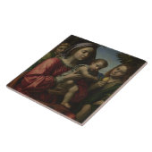 CARREAU MADONNA ET ENFANT (Côté)