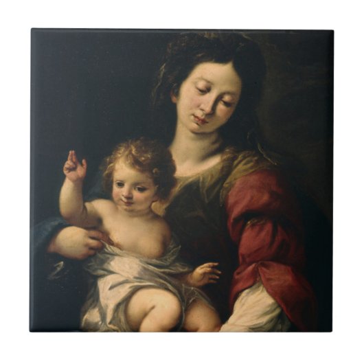Carreau Madonna et enfant (Devant)