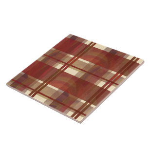 Carreau Madras Plaid Fall Red