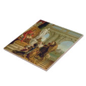 Carreau Maecenas présentant les arts libéraux à l'Empero (Côté)