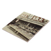 Carreau Magasin de chaussure à Kyoto, c.1890 (photo (Côté)