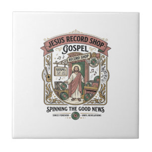 Carreau Magasin de disques Jésus Évangile Magasin de disqu