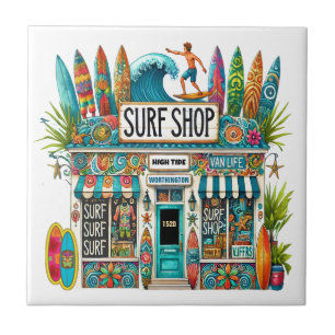 Carreau Magasin de Surfs amusants