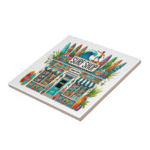 Carreau Magasin de Surfs amusants (Côté)