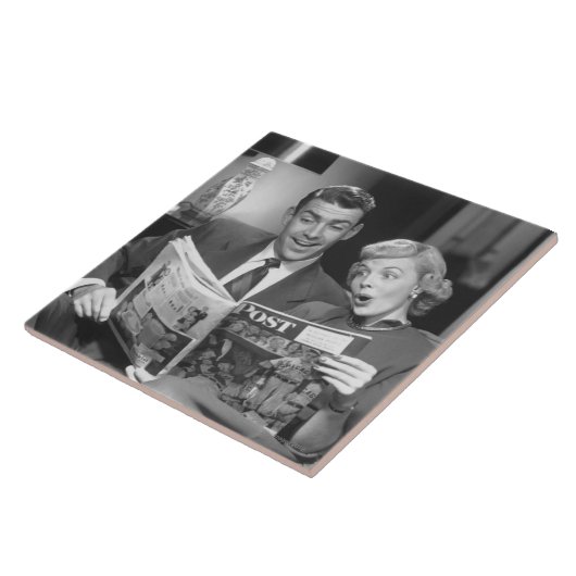 Carreau Magazine de lecture de couples (Côté)