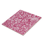 Carreau Magenta Birs Insect Bois Animaux Nature Florale (Côté)