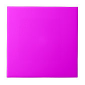 Carreau Magenta fuchsia solide (Devant)
