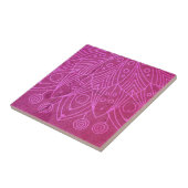 Carreau Magenta Mandala Zen Rustic Corps Esprit Esprit (Côté)
