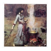 Carreau Magic Circle Waterhouse Pre-Raphaelite Tile (Devant)