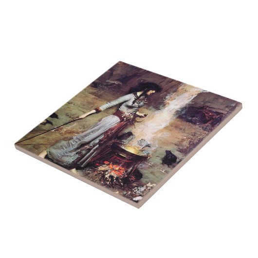 Carreau Magic Circle Waterhouse Pre-Raphaelite Tile (Côté)