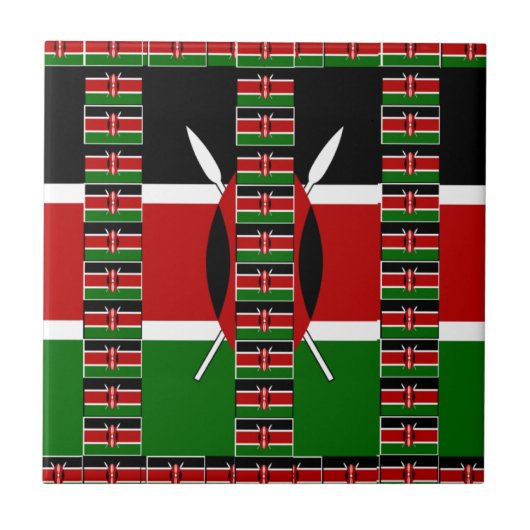 Carreau 🇰 🇪 Magical Kenya : Le cadre de l'unité et de la (Devant)