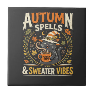 Carreau Magie Cosy d'Automne d'Halloween