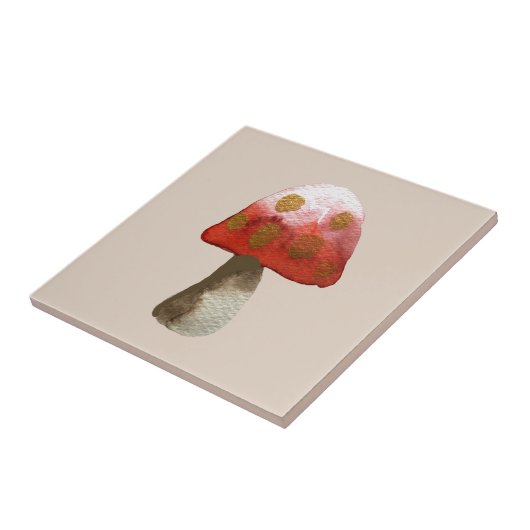 Carreau Magie de Toadstool de champignon rouge (Côté)