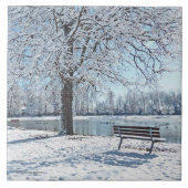 CARREAU MAGIE D'HIVER/PARC COUVERT DE NEIGE (Devant)
