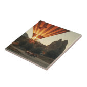 Carreau Magique Sunrise Hot Air Balloon Vue Avec Voiture R (Côté)