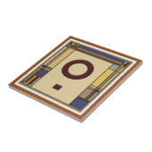 Carreau Magnifique Art & Artisanat Géométrique Initiale O (Côté)