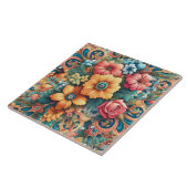 Carreau Magnifique bouquet de fleurs (Côté)