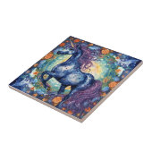 Carreau Magnifique Licorne Bleue (Côté)