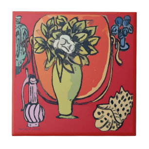 Carreau Magnolia à Vase, après Matisse
