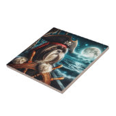 Carreau Magnum the Shih Tzu Pirate Tile (Côté)