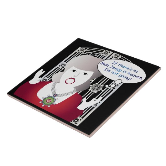 Carreau Mah Jongg Dit Ciel (Côté)