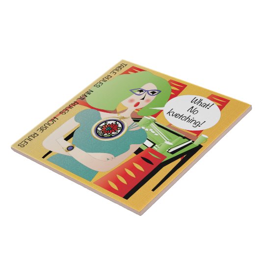 Carreau Mah Jongg Dit Kvetching (Côté)