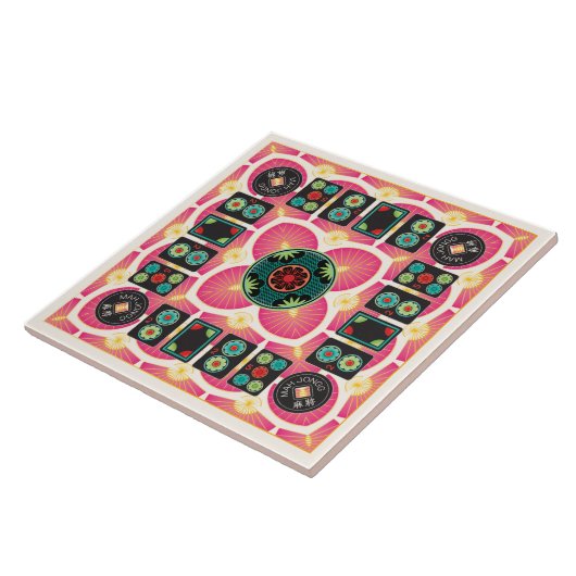 Carreau Mah Jongg Fan 2025 Carrelage en céramique (Côté)