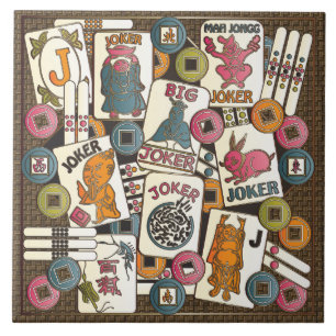 Carreau Mah Jongg Jokers