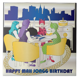 Carreau Mah Jongg New York Anniversaire Carrelage