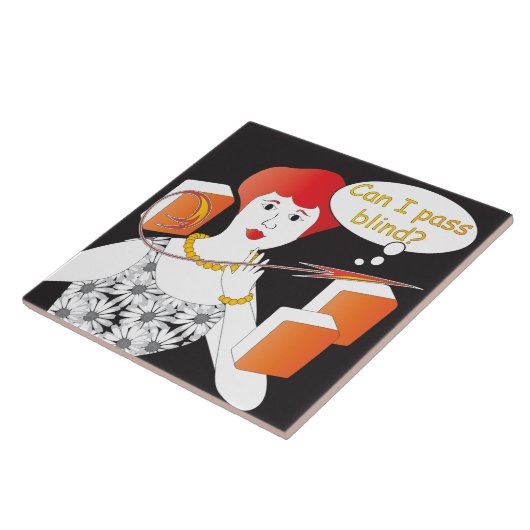 Carreau Mah Jongg Sayings Pass Aveugle (Côté)