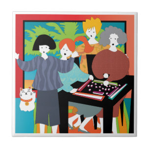 Carreau Mah Jongg Winner Tile