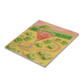 Carreau Mahjong Chic Peinture Cocktail (Côté)