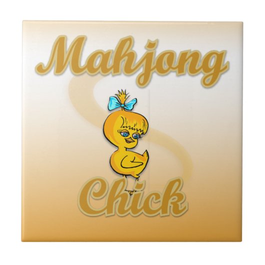 Carreau Mahjong Chick (Devant)