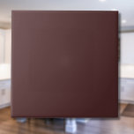 Carreau Mahogany Brown couleur solide | Classic Elegant<br><div class="desc">Mahogany Brown - Introduire le charme intemporel de la conception couleur solide : un mélange captivant de forme classique et d'élégante simplicité. Ce design est une célébration de la puissance et de la beauté que l'on retrouve dans une teinte unique et frappante. Élégant, le design de couleurs massives embrasse l'essence...</div>