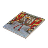 Carreau Maiden, guerrier asiatique (Côté)